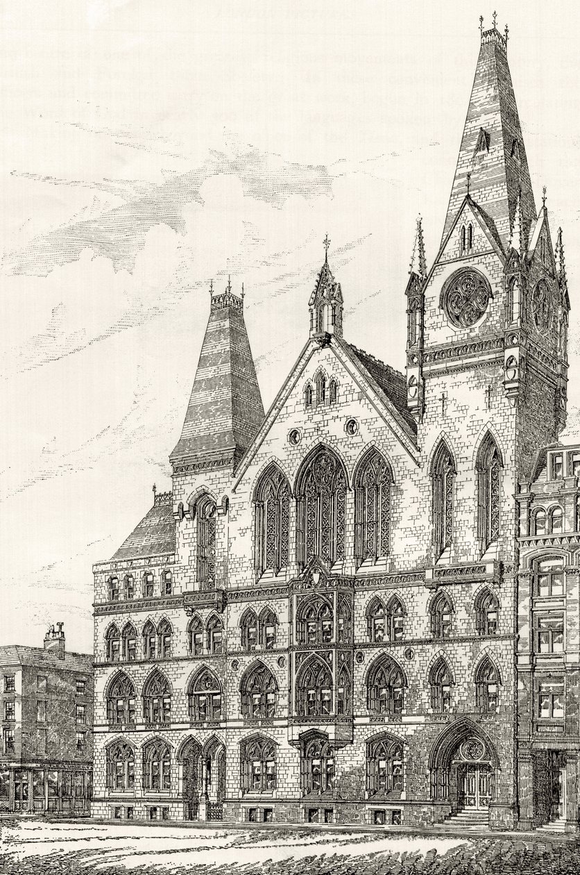 Memorial Hall, Farringdon Street, fra 