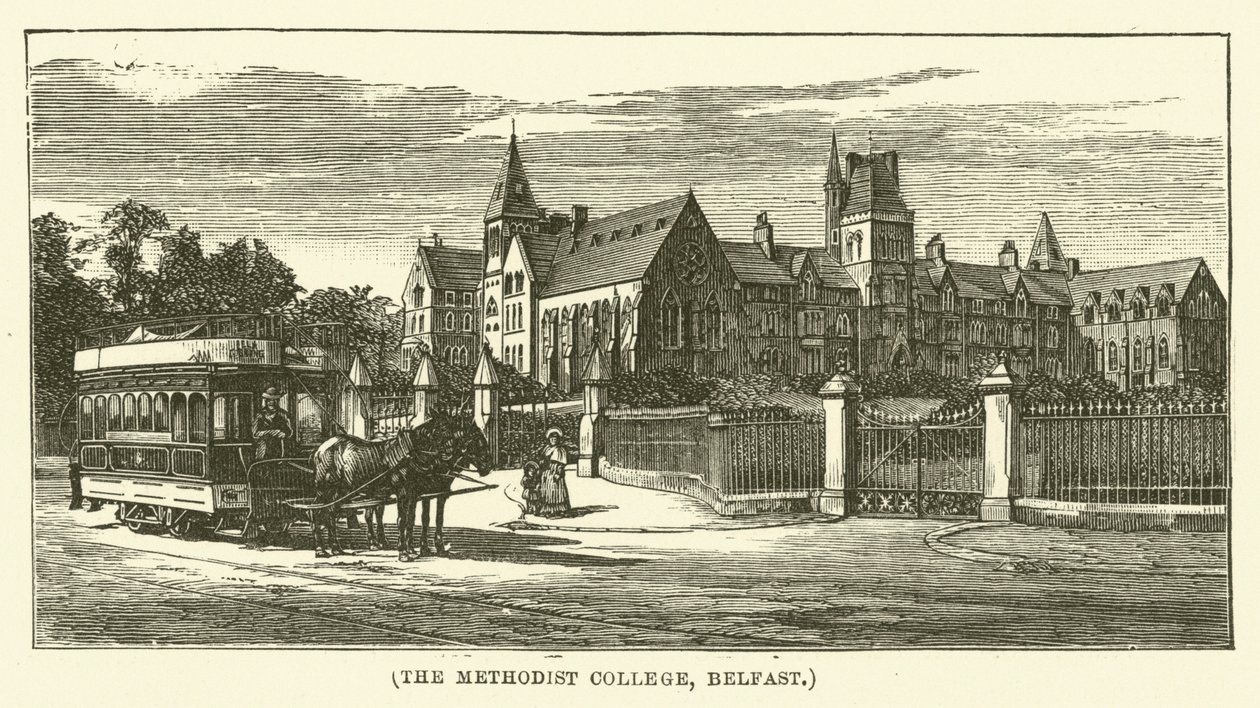 The Methodist College, Belfast (kobberstik) af English School