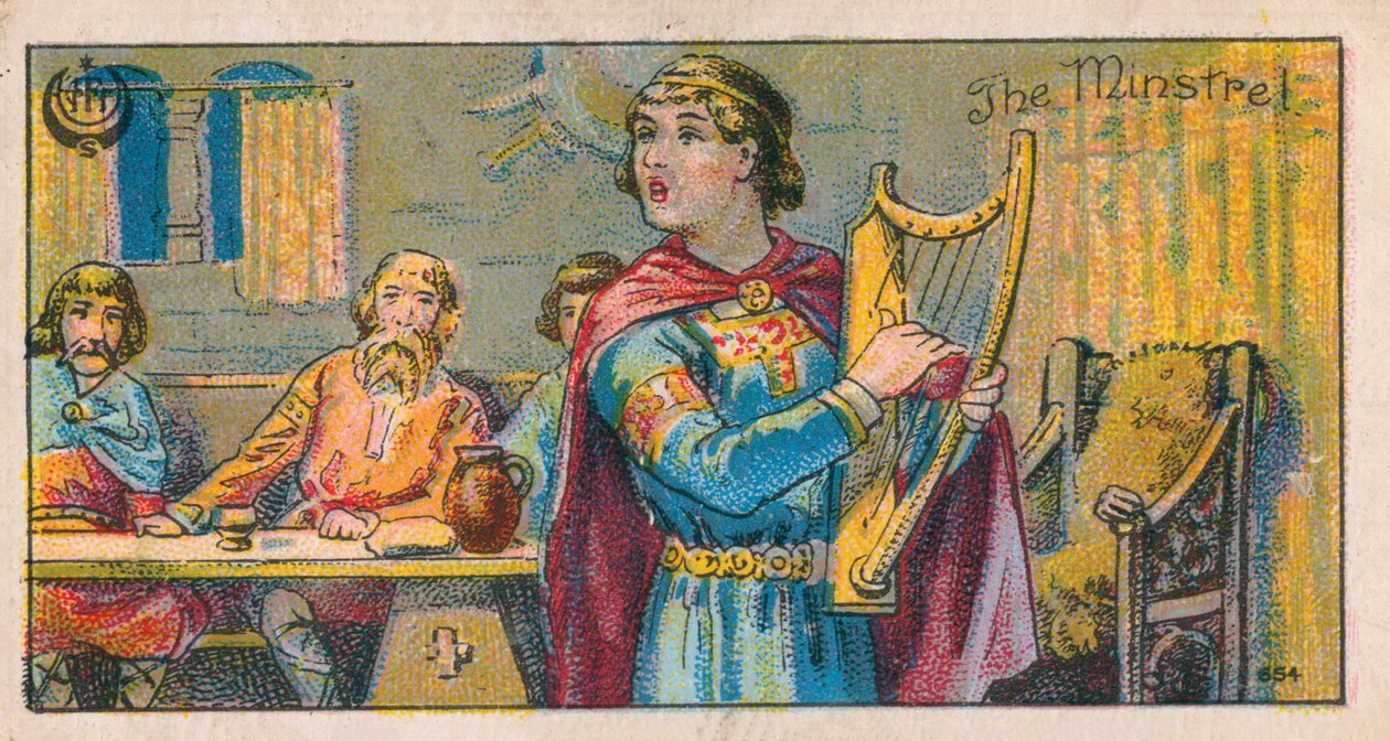 Trubaduren (chromolitho) af English School