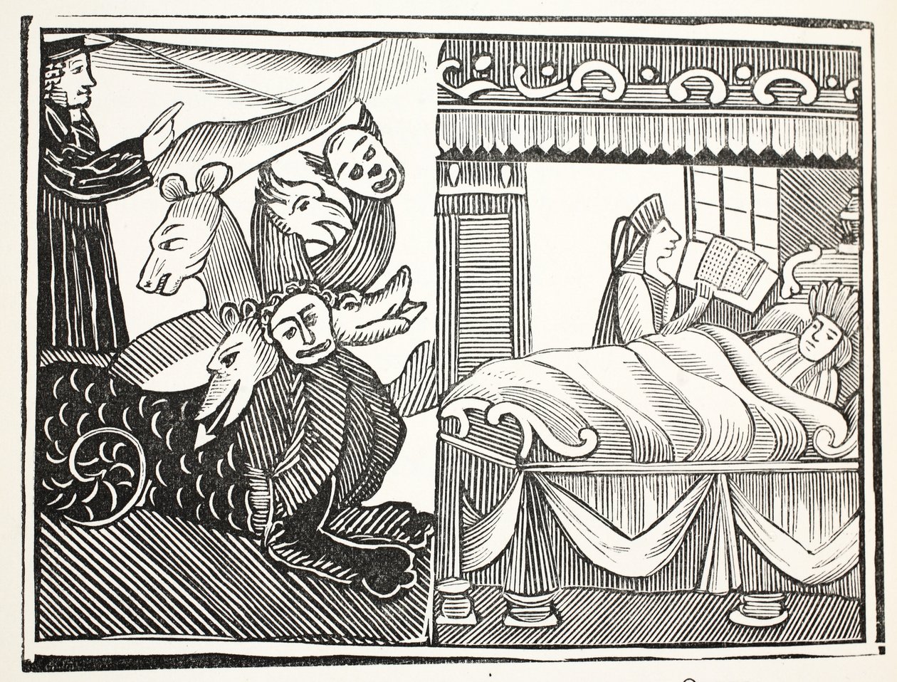 The Miracle of Miracles, illustration fra Chap-books of the Eighteenth Century af John Ashton, pub. 1882 af English School
