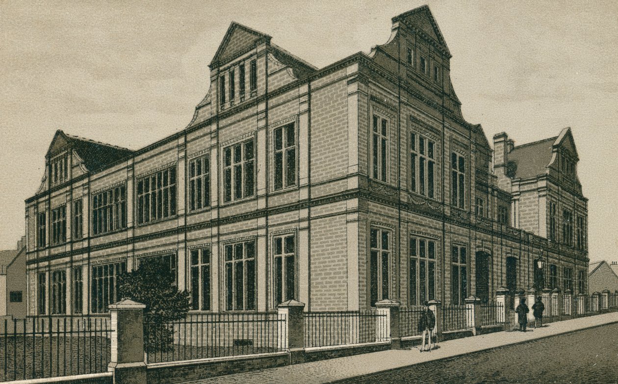 The Museum, Ipswich (litografi) af English School