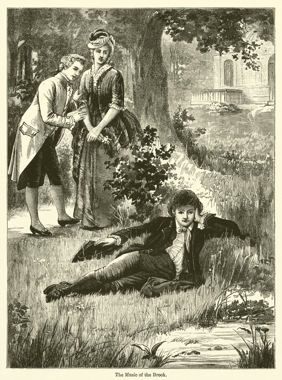 Bækkens musik (kobberstik) af English School