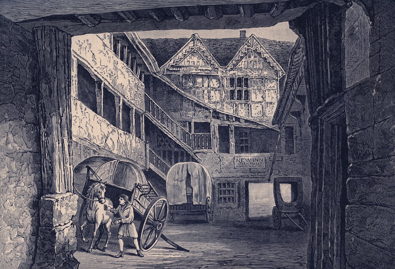 The New Inn, Gloucester, illustration til 