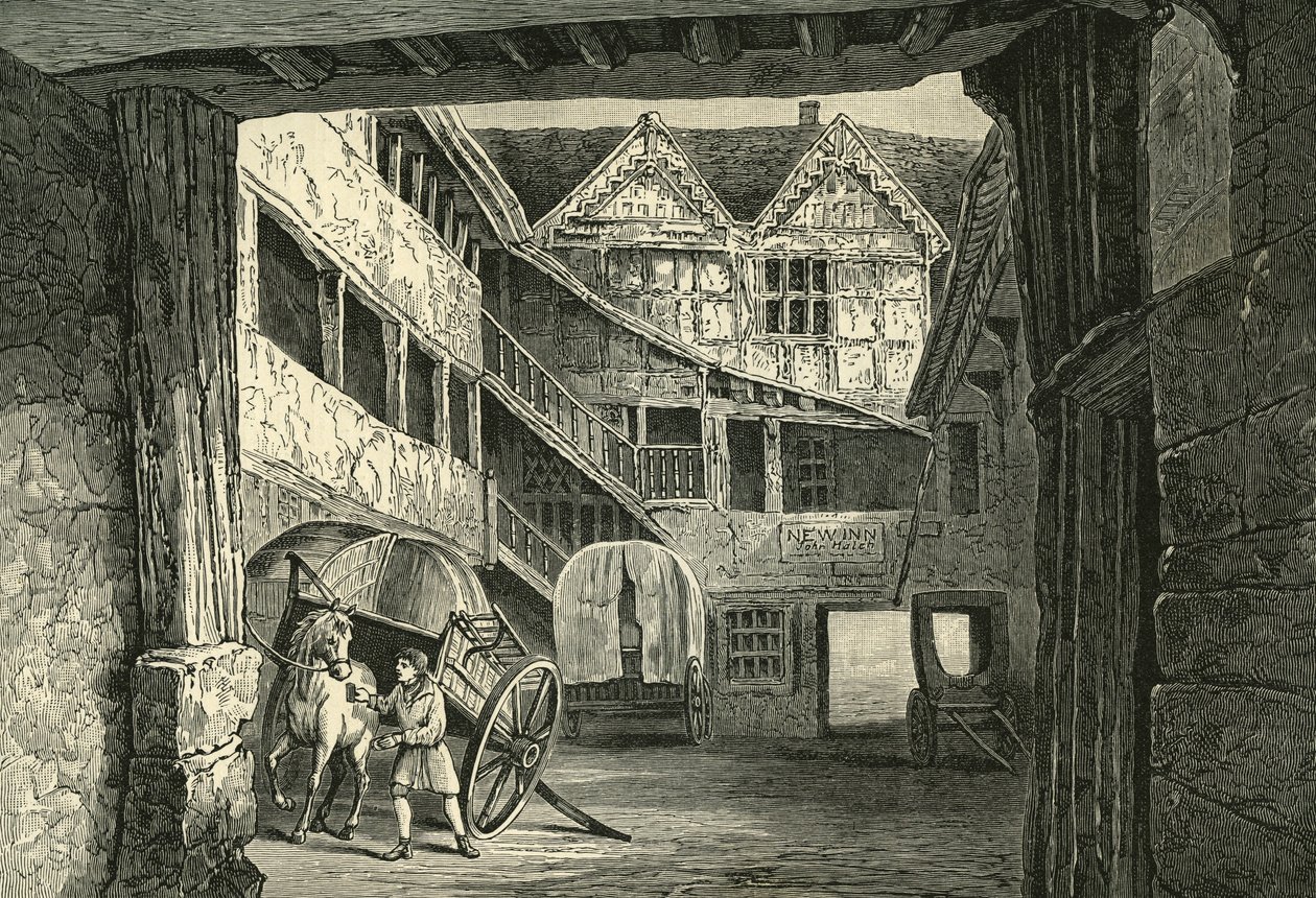 The New Inn, Gloucester, illustration til 