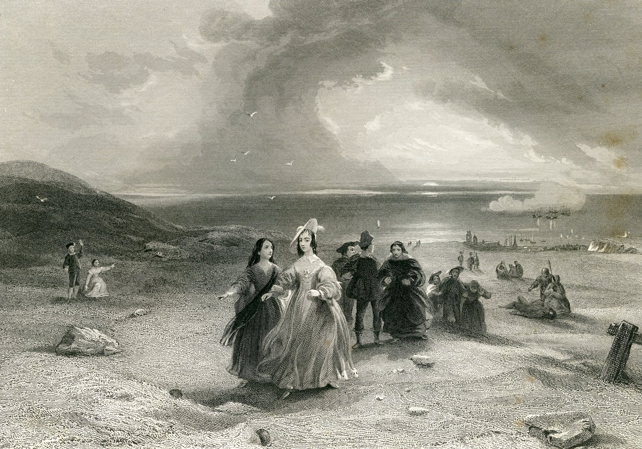 Dronningen i Burlington, af R. Wallis, 1844 af English School