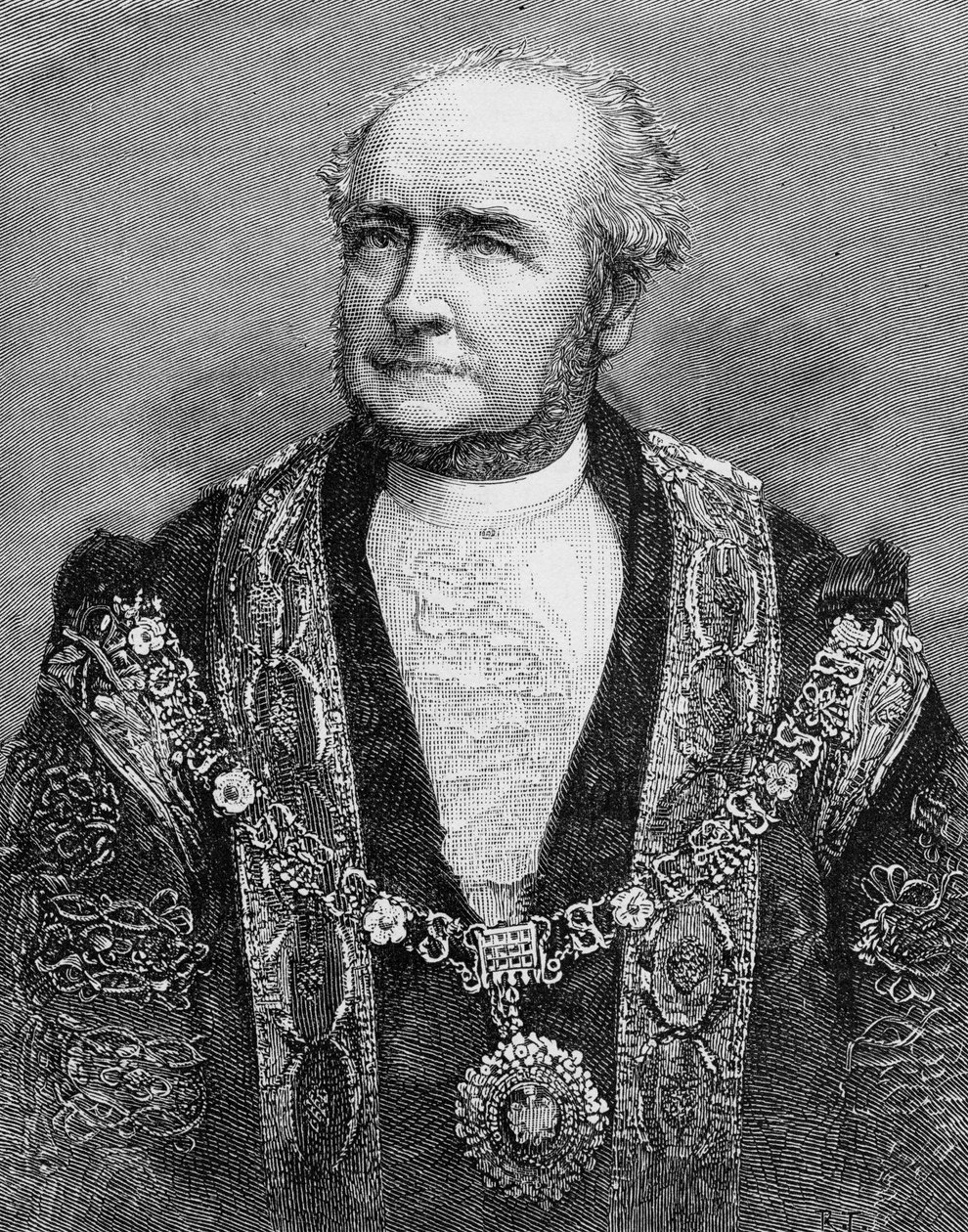 Den højre Hon. Alderman G. S. Nottage, den nye overborgmester i London, illustration fra 