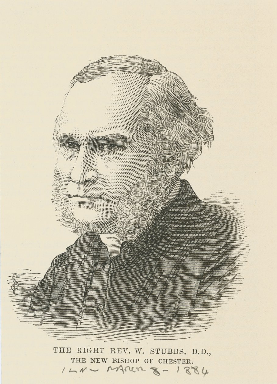 Den rigtige pastor William Stubbs af English School