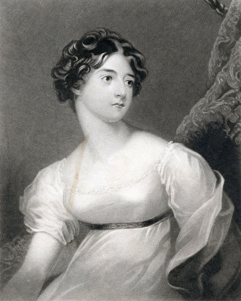 Rt. Hon, Frances grevinde af Wicklow, 1830 af English School