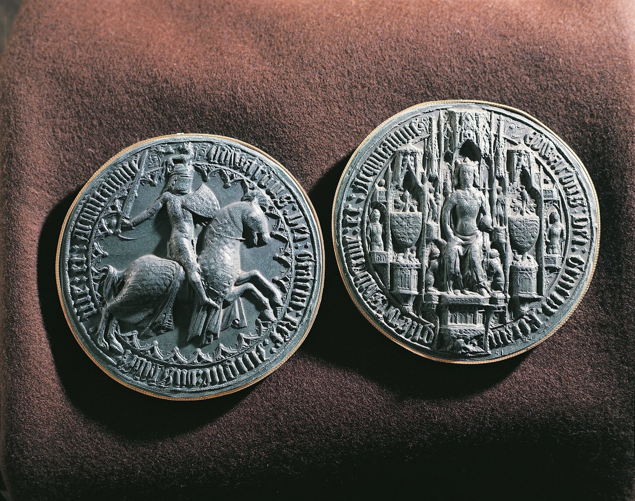 Seglet af kong Edward III af England (metal) af English School