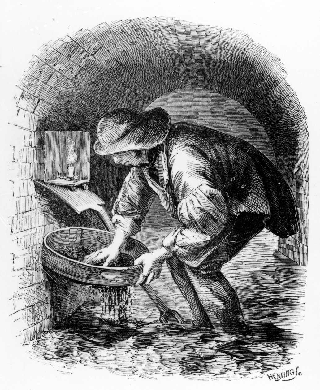 Kloakjægeren, illustration fra 