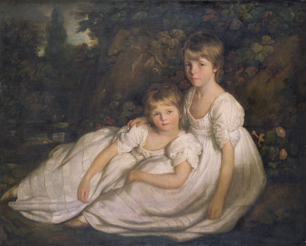 The Sisters, ca. 1800 (olie på lærred) af English School