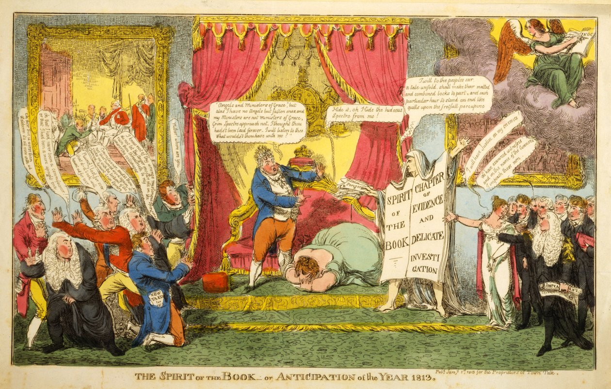 Bogens ånd eller forventning om året 1813 af English School