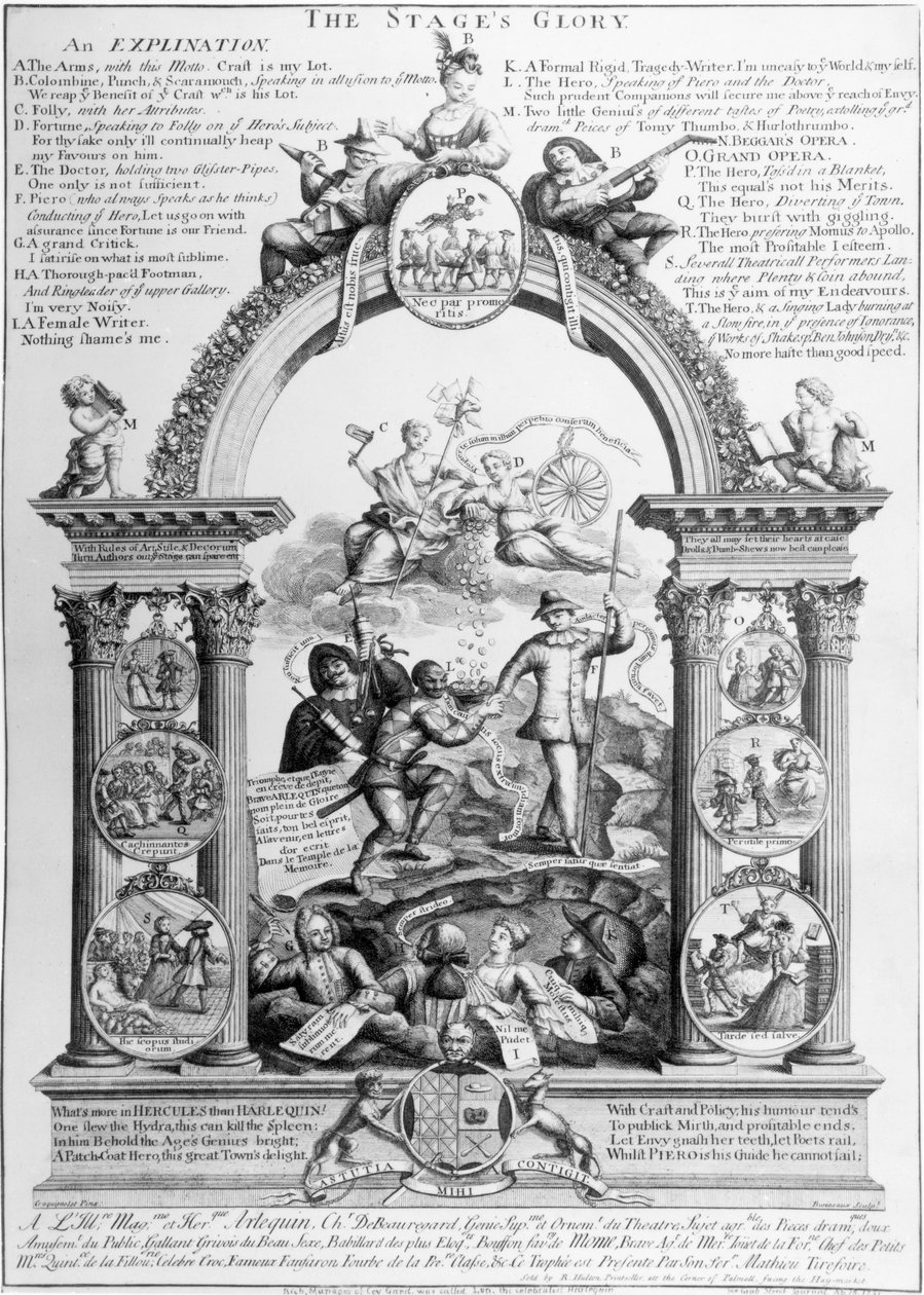 The Stages Glory, 1730 af English School