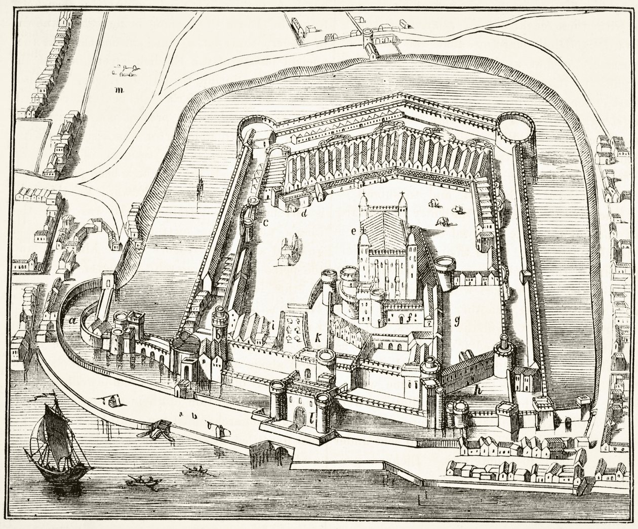 Tower of London i det 15. århundrede, fra 
