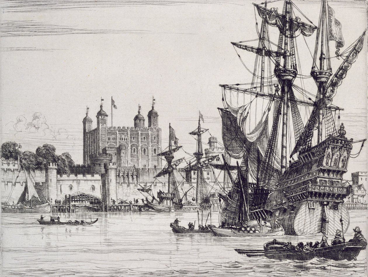 Tower of London i middelalderen af English School