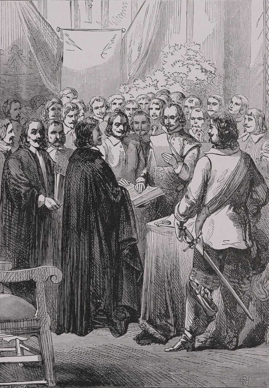 The Treaty of Westphalia, fra The History of France, af Emile de Bonnechose, udgivet af Ward, Lock and Co, London af English School