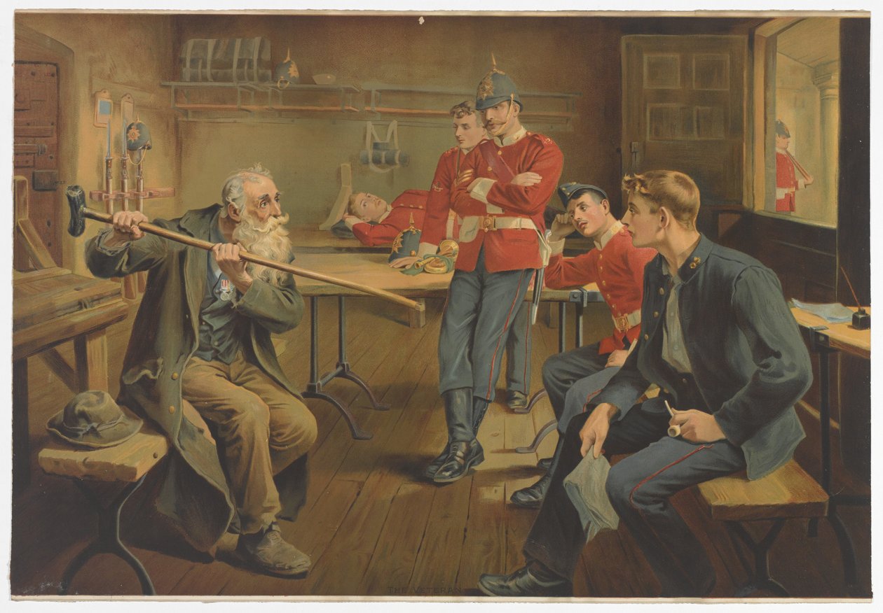 Veteranen, ca. 1895 af English School