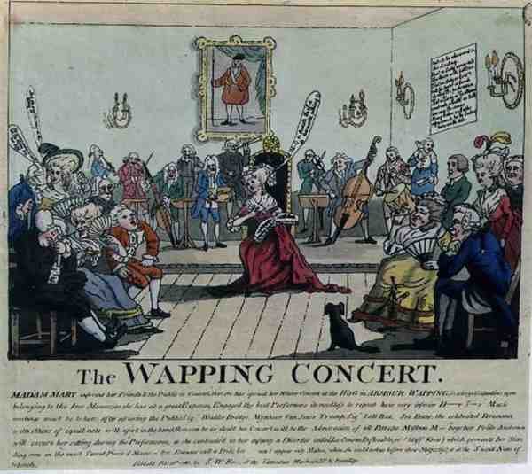 The Wapping Concert, pub. af S.W. Fores af English School