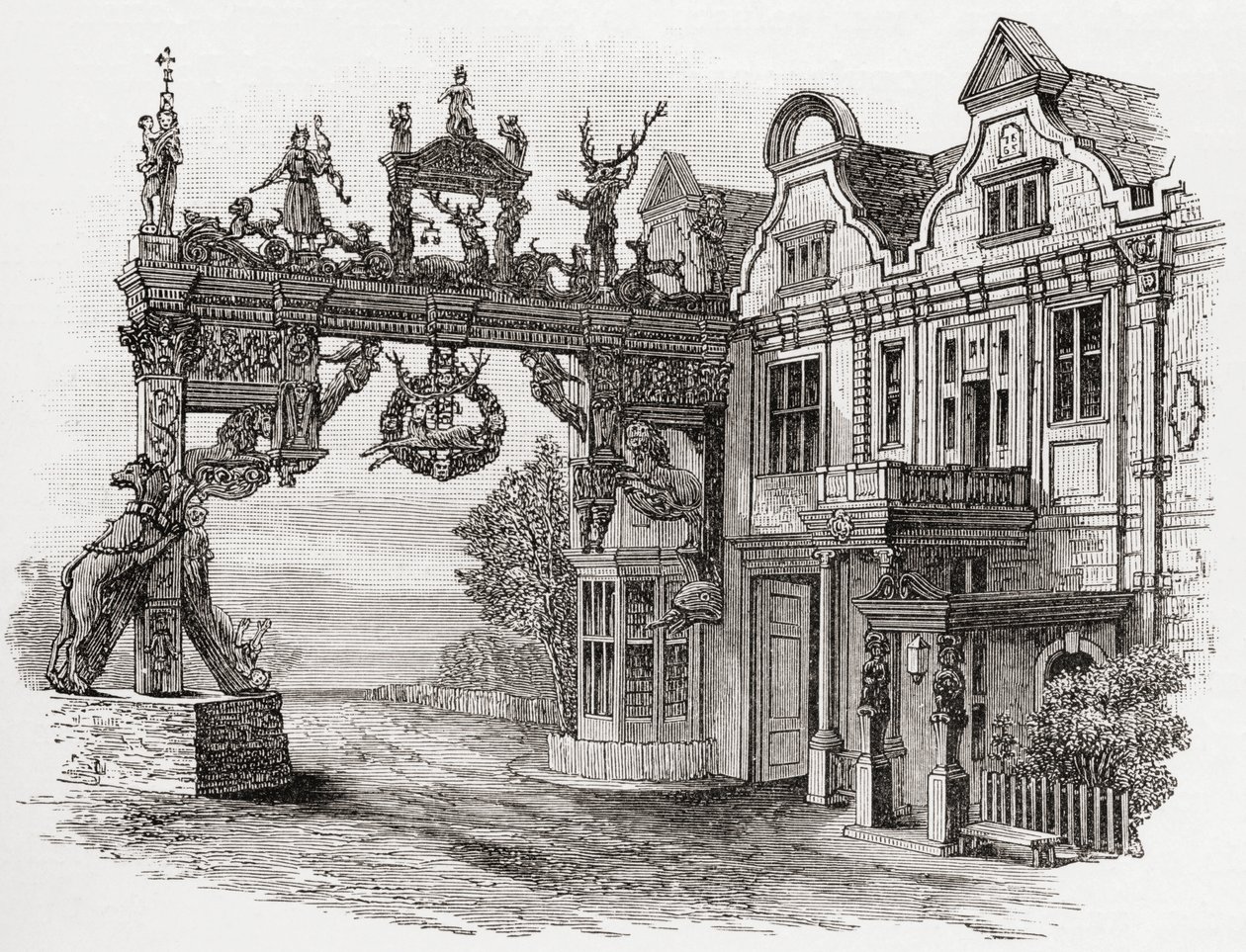The White Hart Inn, Scole, Norfolk i det 17. århundrede, fra 