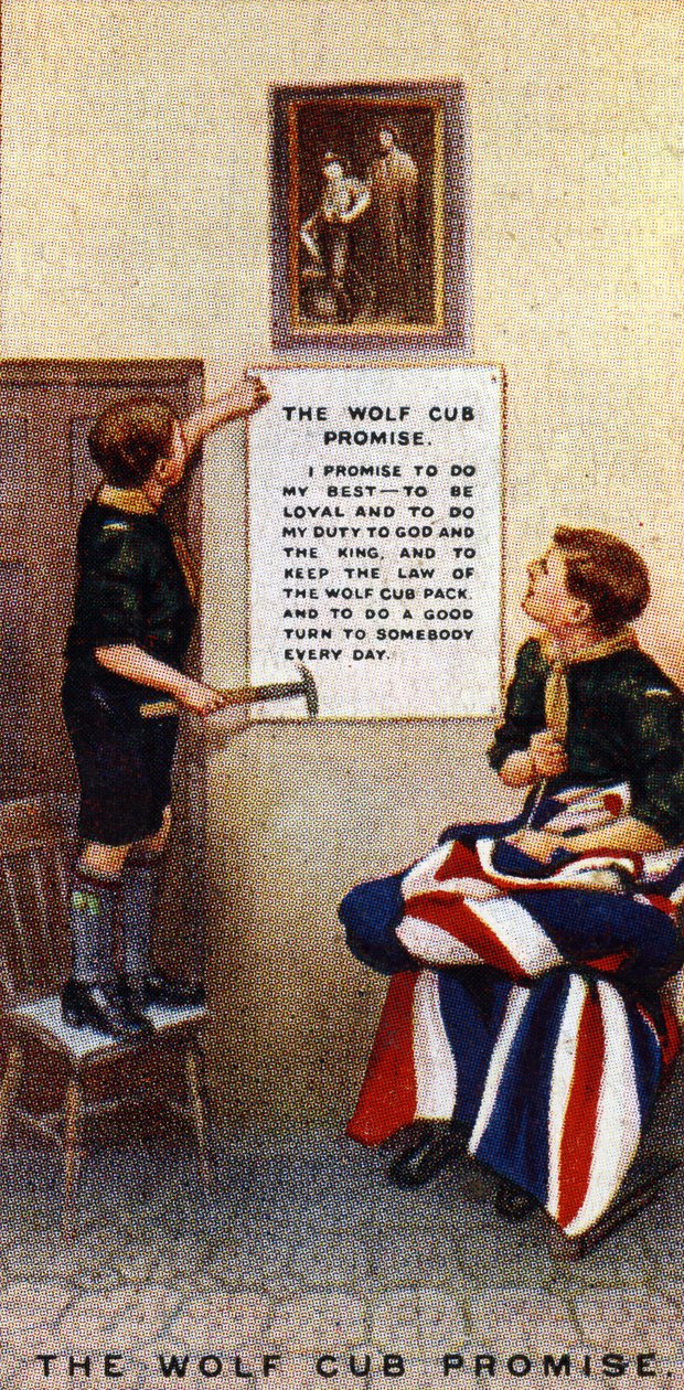 The Wolf Cub Promise, 1929 af English School