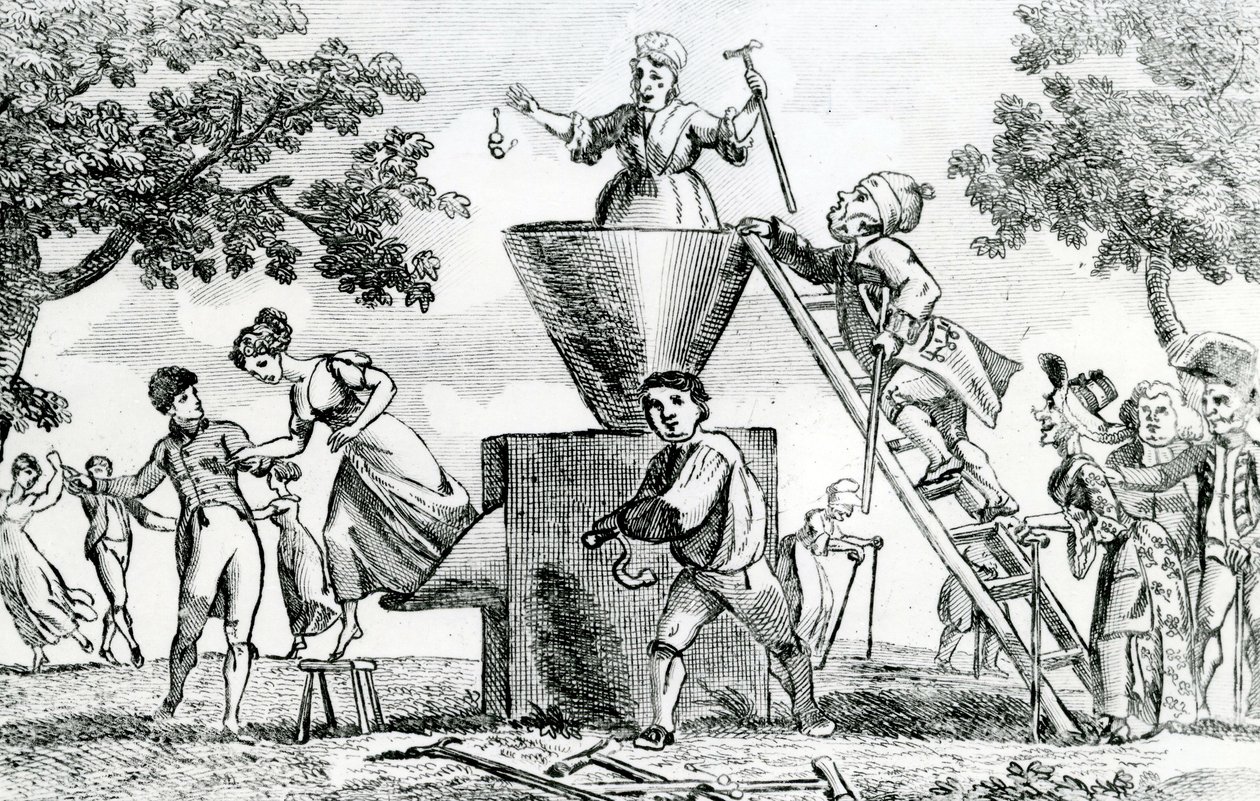 Den vidunderlige Mølle, 1805 af English School