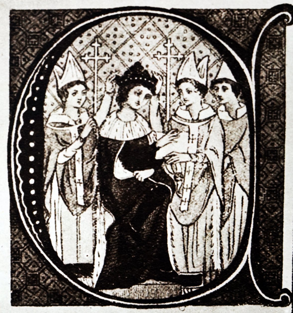 Kuningas Edward I:n kruunaus af English School
