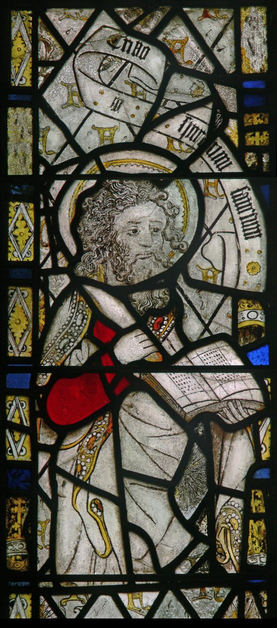 Østvinduet forestiller St Bartholomew af English School