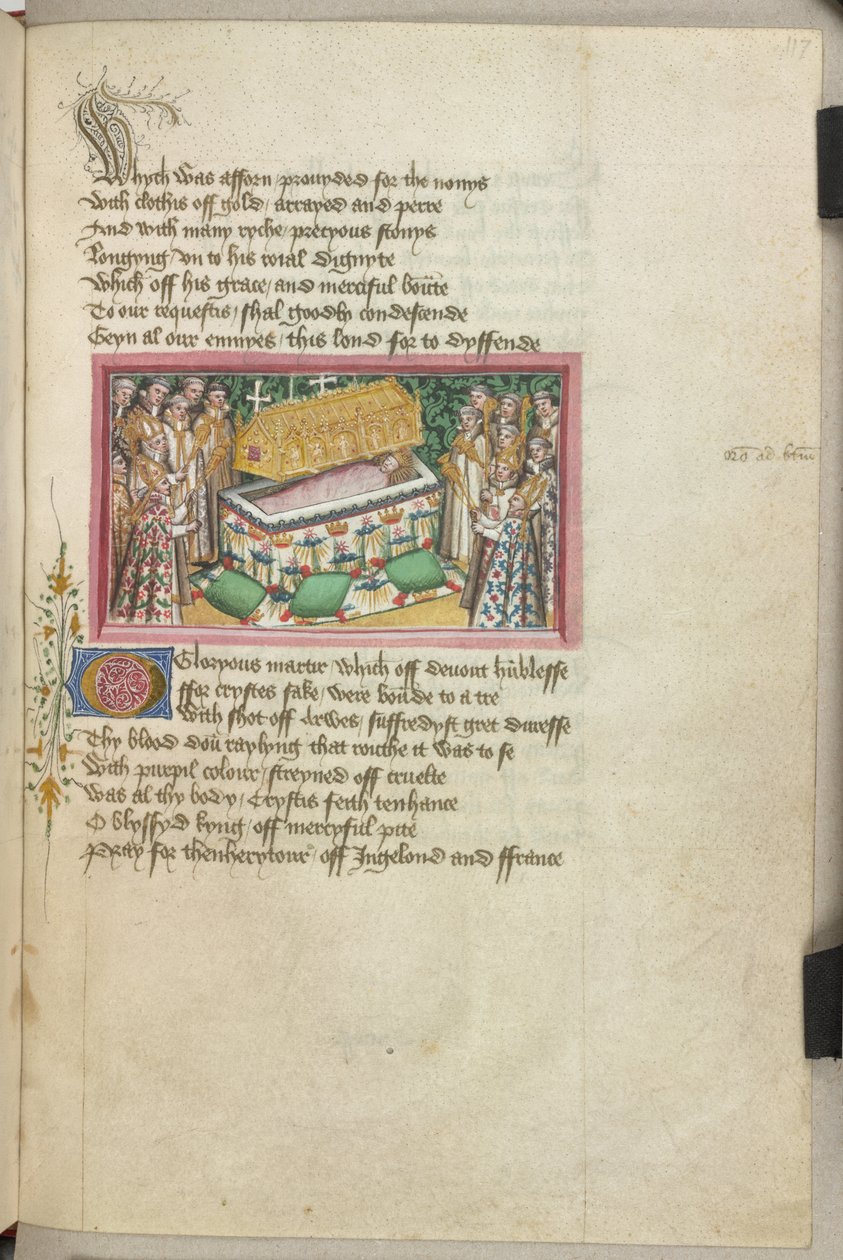 Edmunds gravlæggelse ved Bury St Edmund