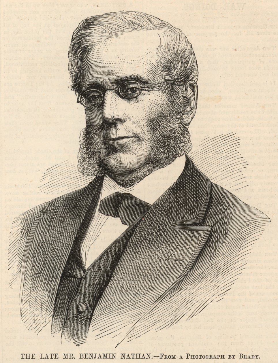 Den afdøde Benjamin Nathan (gravering) af English School