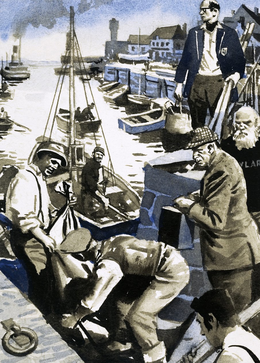 De små både, der deltog i evakueringen ved Dunkirk af English School