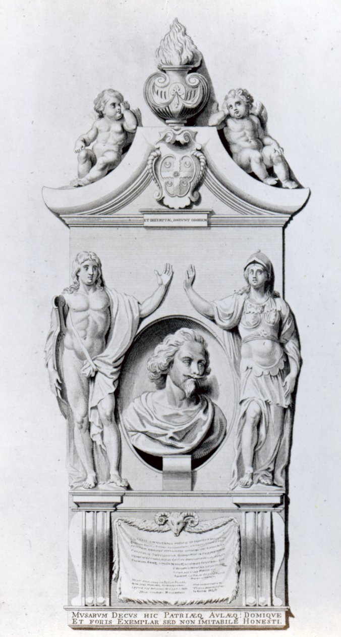 Sir Robert Aytons monument, 1798 af English School