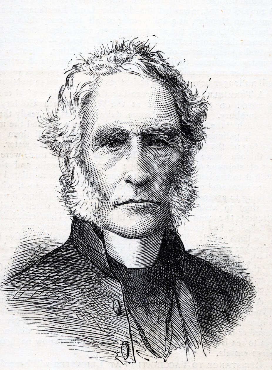 Den rigtige pastor Alfred Ollivant (1798-1882) Illustration fra The Graphic 13. januar 1883 af English School