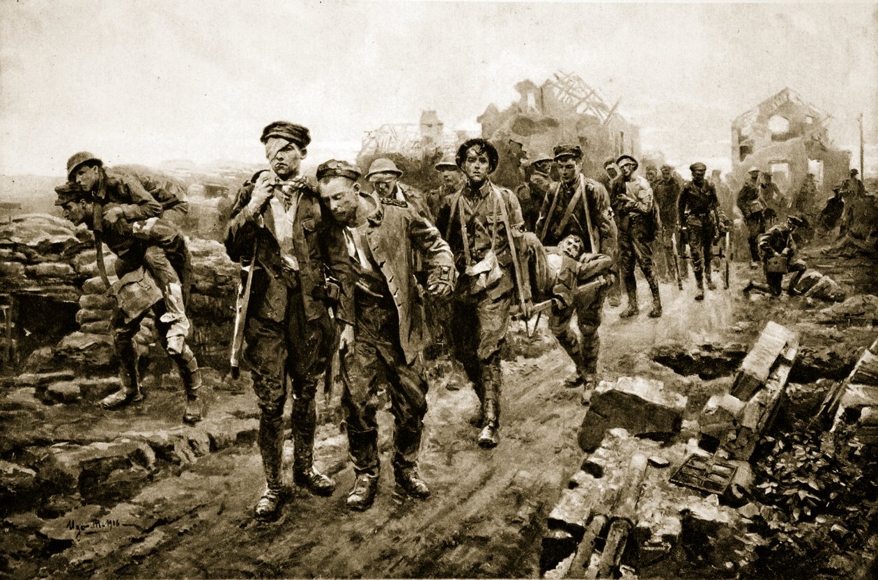 Anden etape hjem, 1914-19 af English School