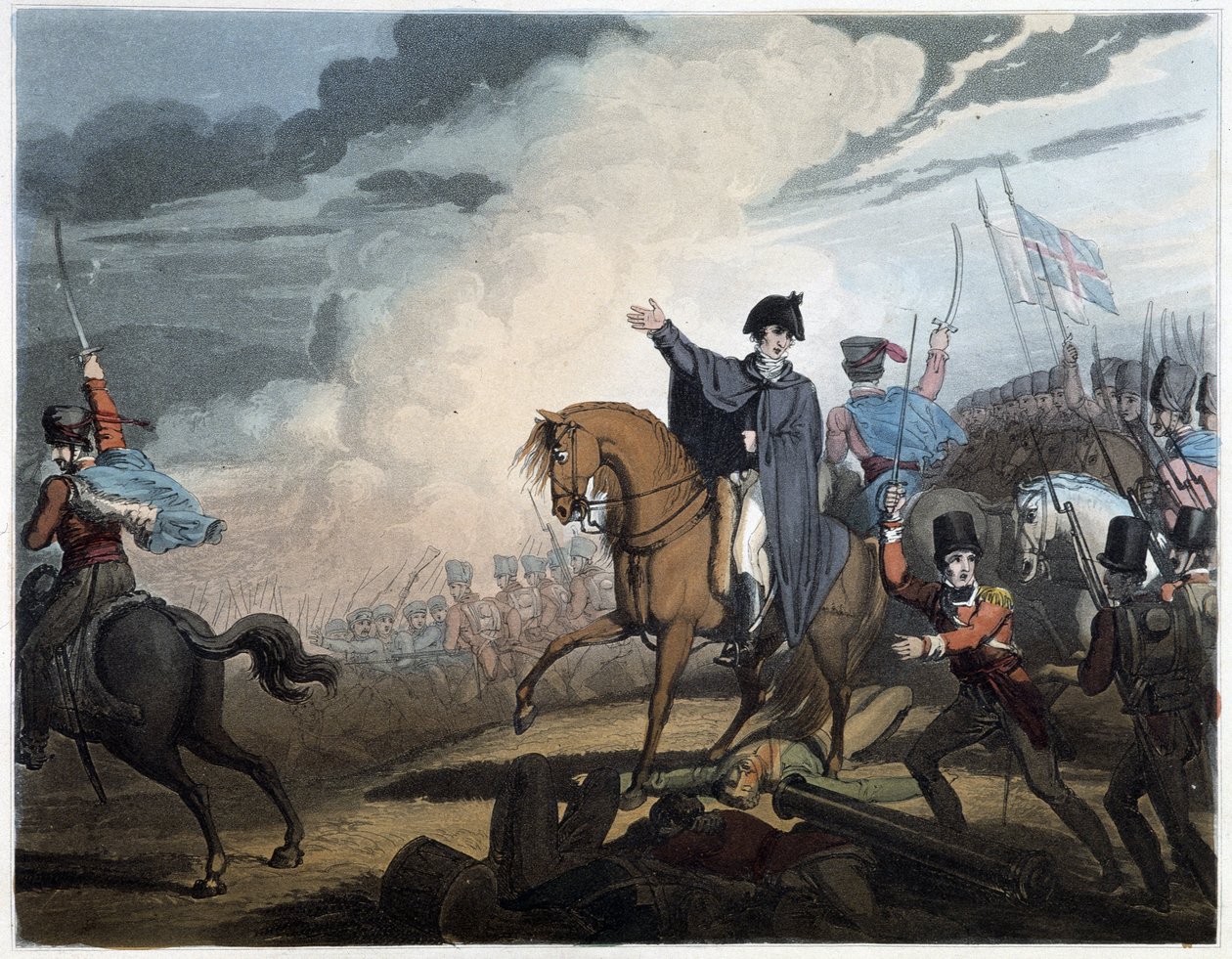 Hertugen af Wellingtons sejre (fra R. Westalls plader), London, red. Thomas Davidson af English School