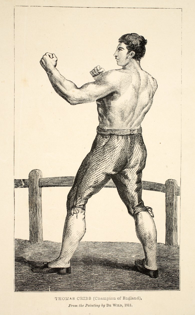 Thomas Cribb, Champion of England, fra maleriet af De Wild af English School