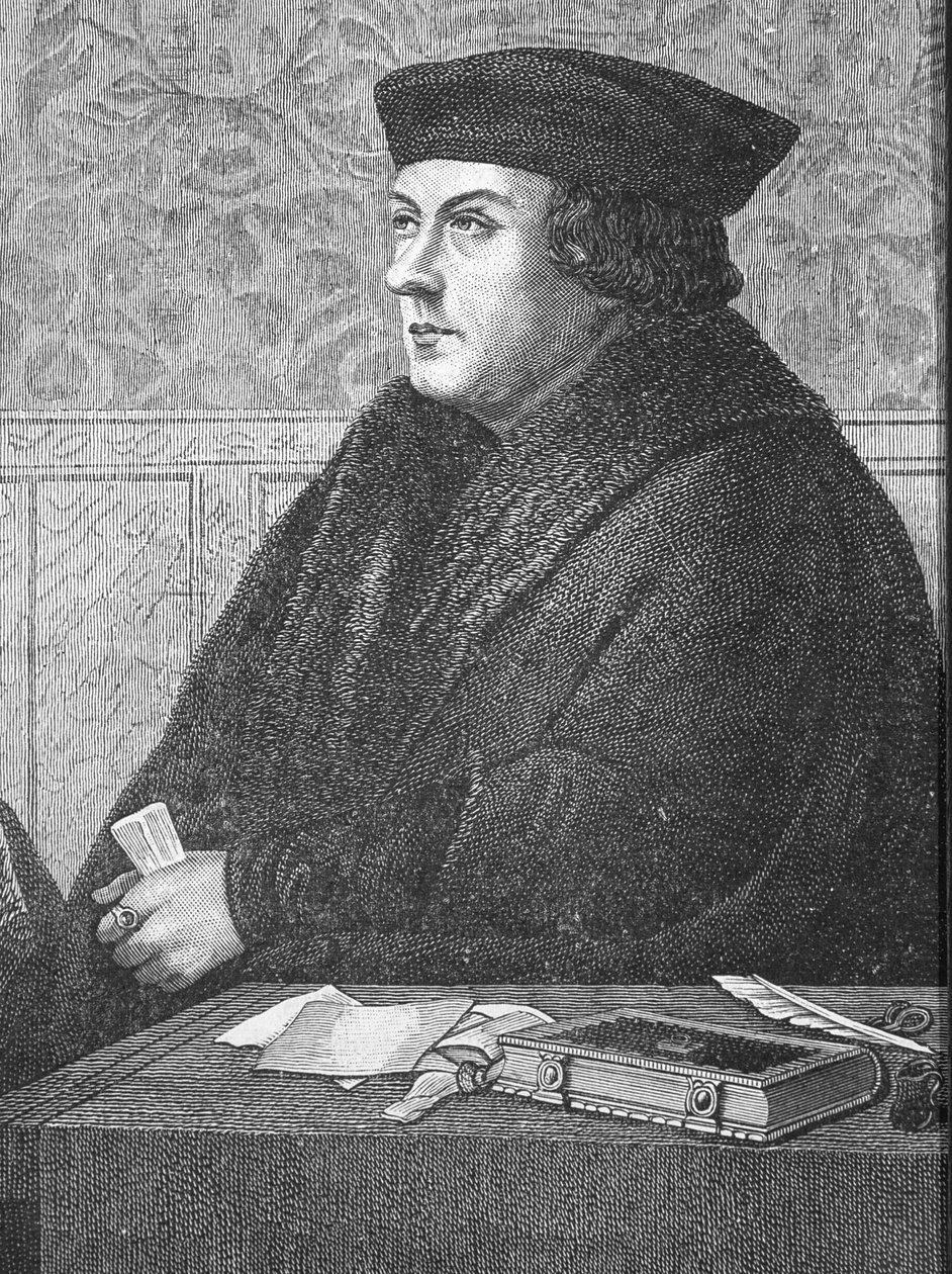 Thomas Cromwell, jarl af Essex (ca. 1485-1540) (gravering) af English School