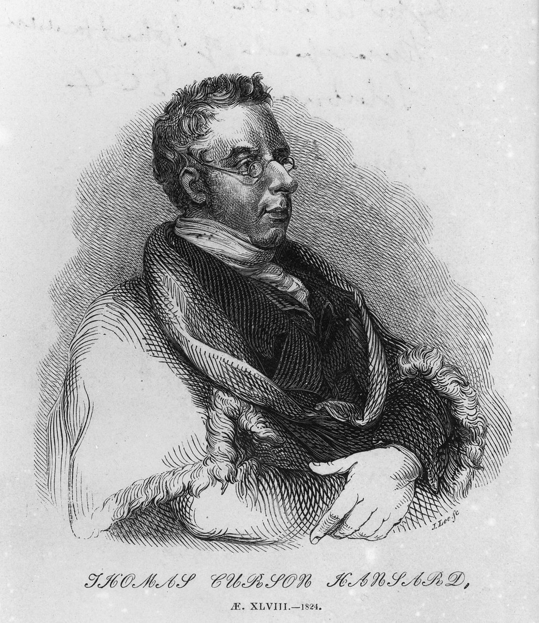 Thomas Curson Hansard, 1824 af English School