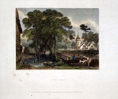 Tooting Church, gravering af J D Harding & G Cooke af English School