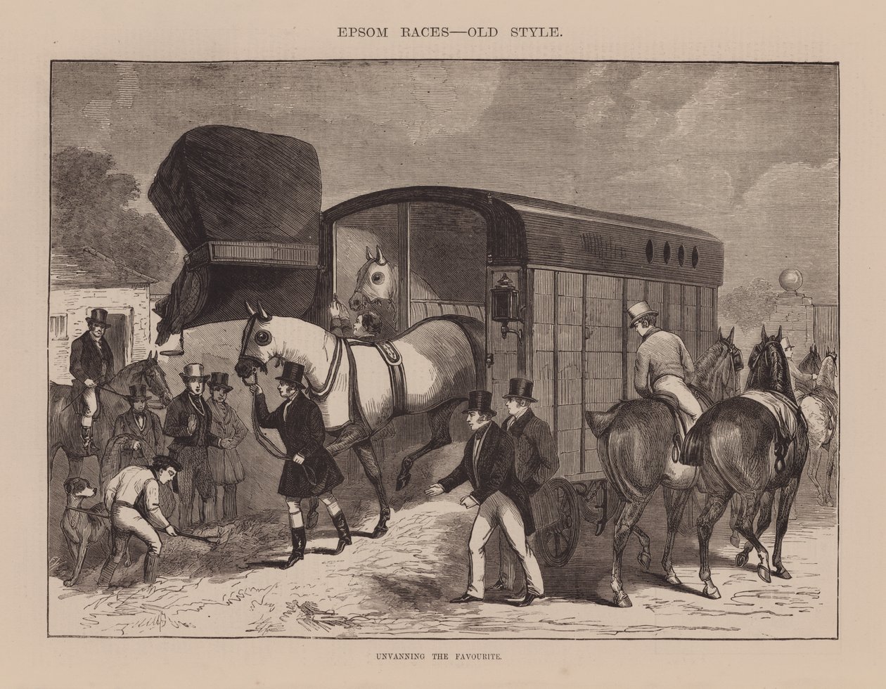 Unvanning the Favourite (gravering) af English School