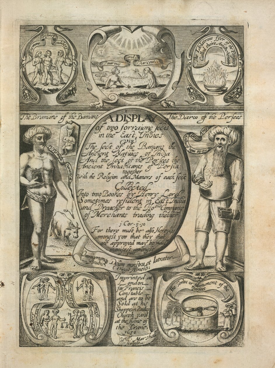 Forskellige sekter og ritualer, illustration fra 