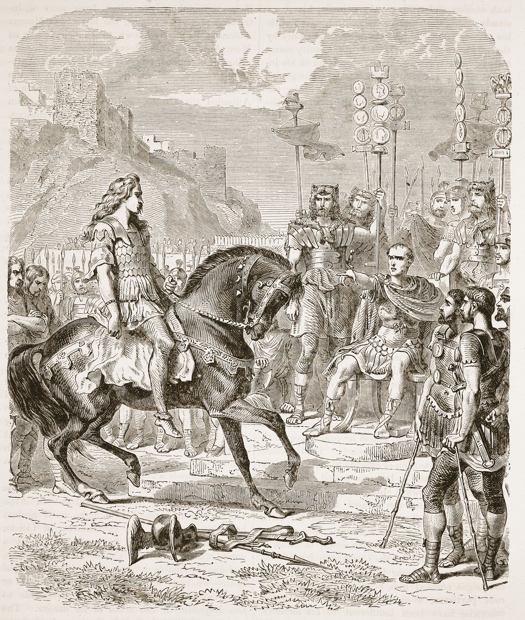 Vercingetorix før Cæsar af English School