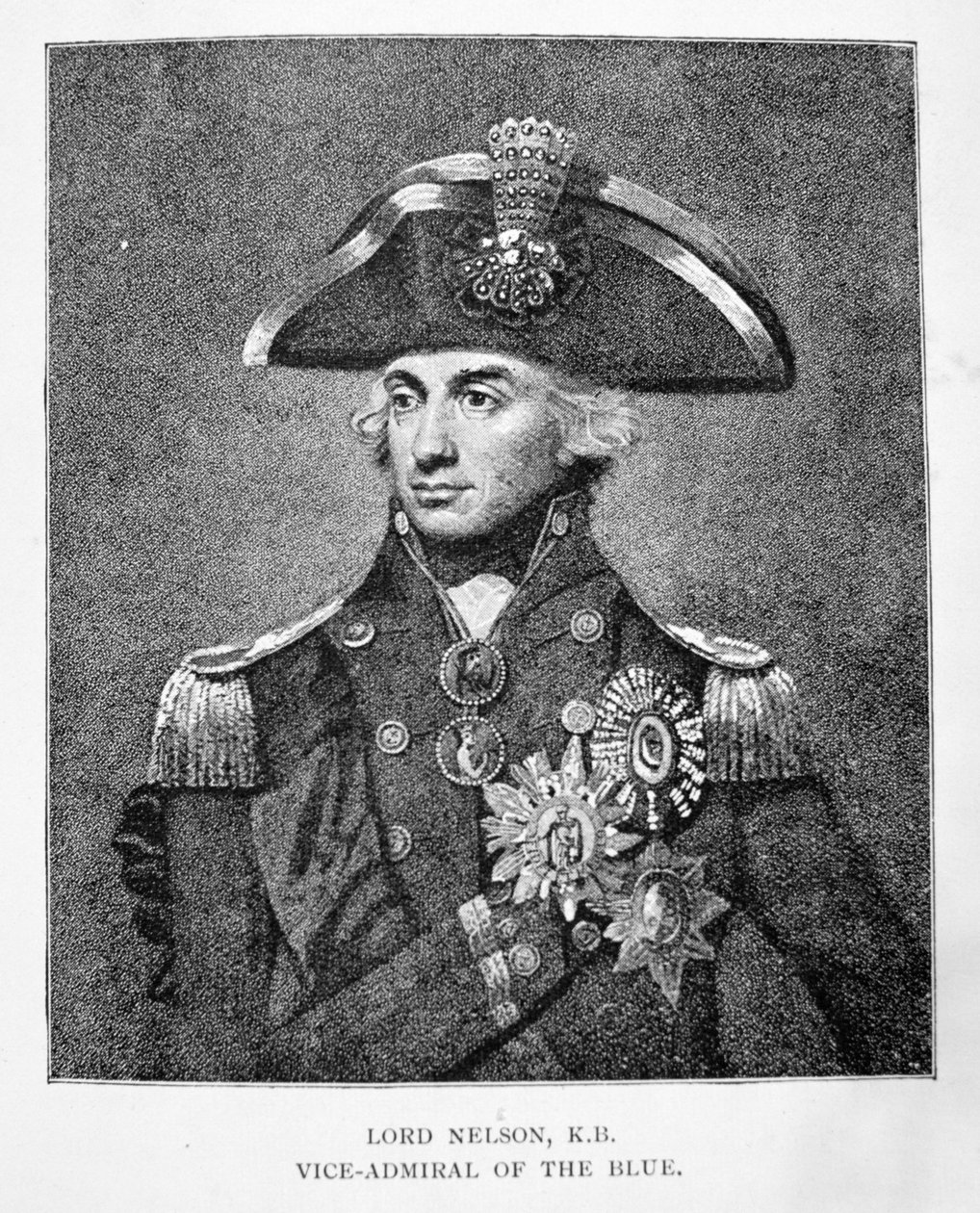 Viceadmiral Horatio Nelson (1758-1805) af English School