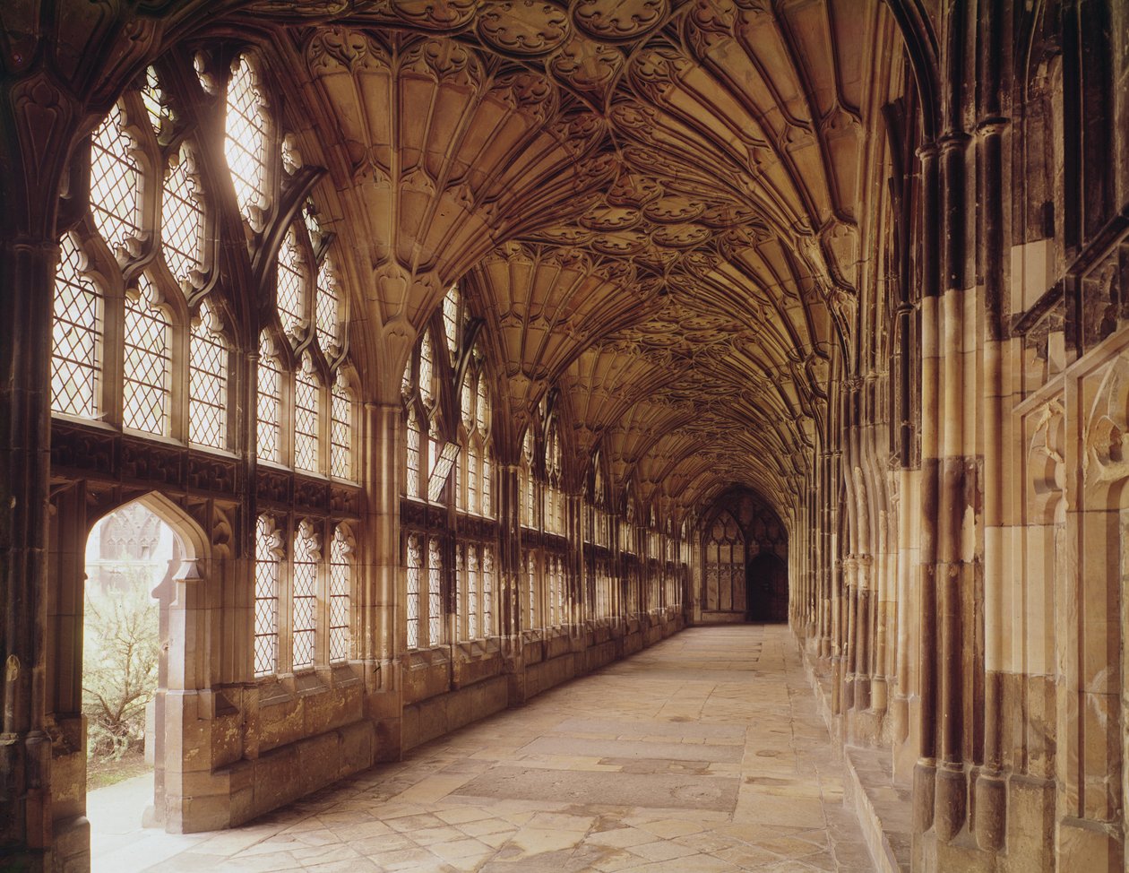 Udsigt over klostrene, ca. 1355 af English School