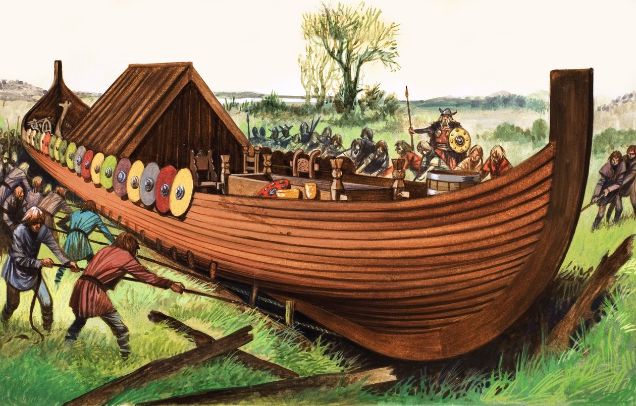 Vikingernes langskib af English School