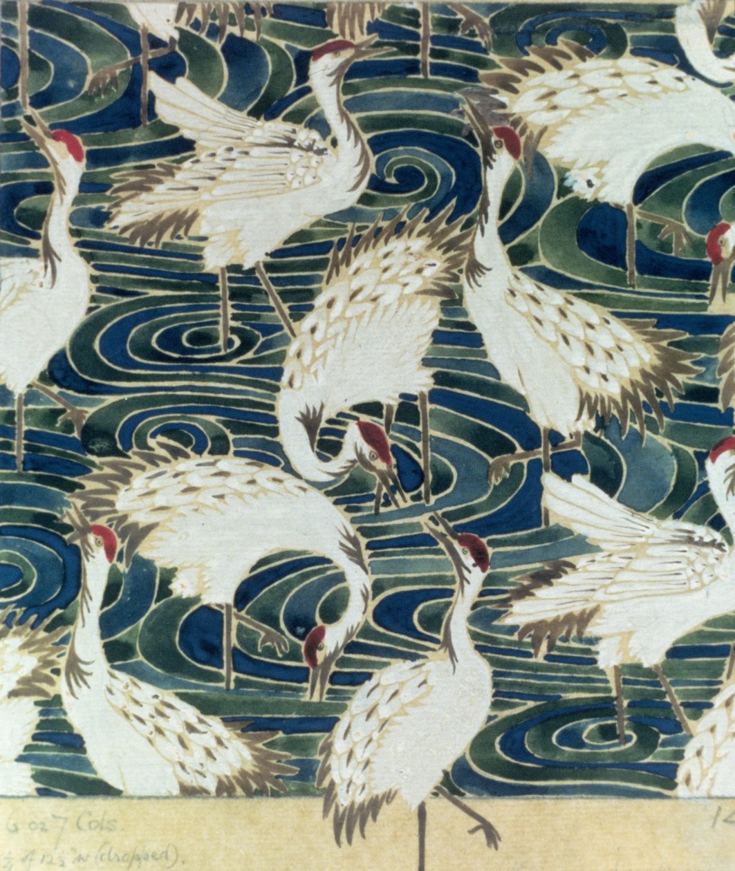 Tapetdesign, af Silver Studio, ca. 1890 af English School
