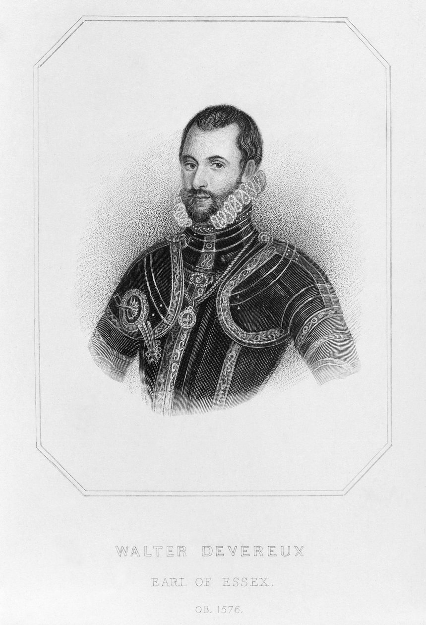 Walter Devereux (1541-76) 1. jarl af Essex, 2. viscount Hereford af English School