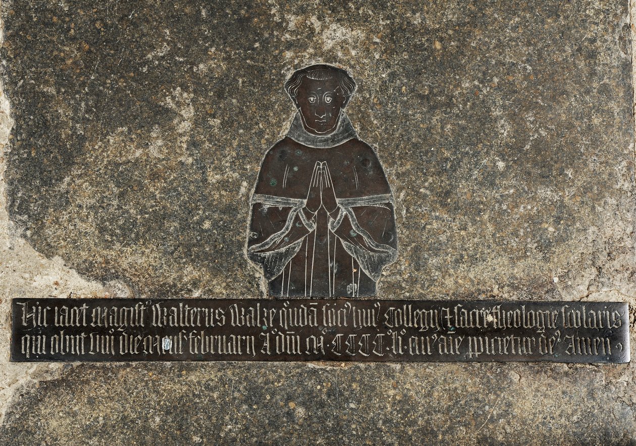 Walter Wake, ca. 1451-52 (messing) af English School