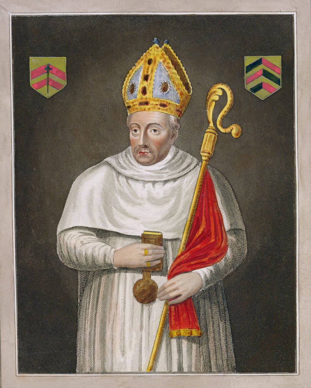 Walter de Merton (d.1277), efter et maleri i Bodleian Gallery af English School