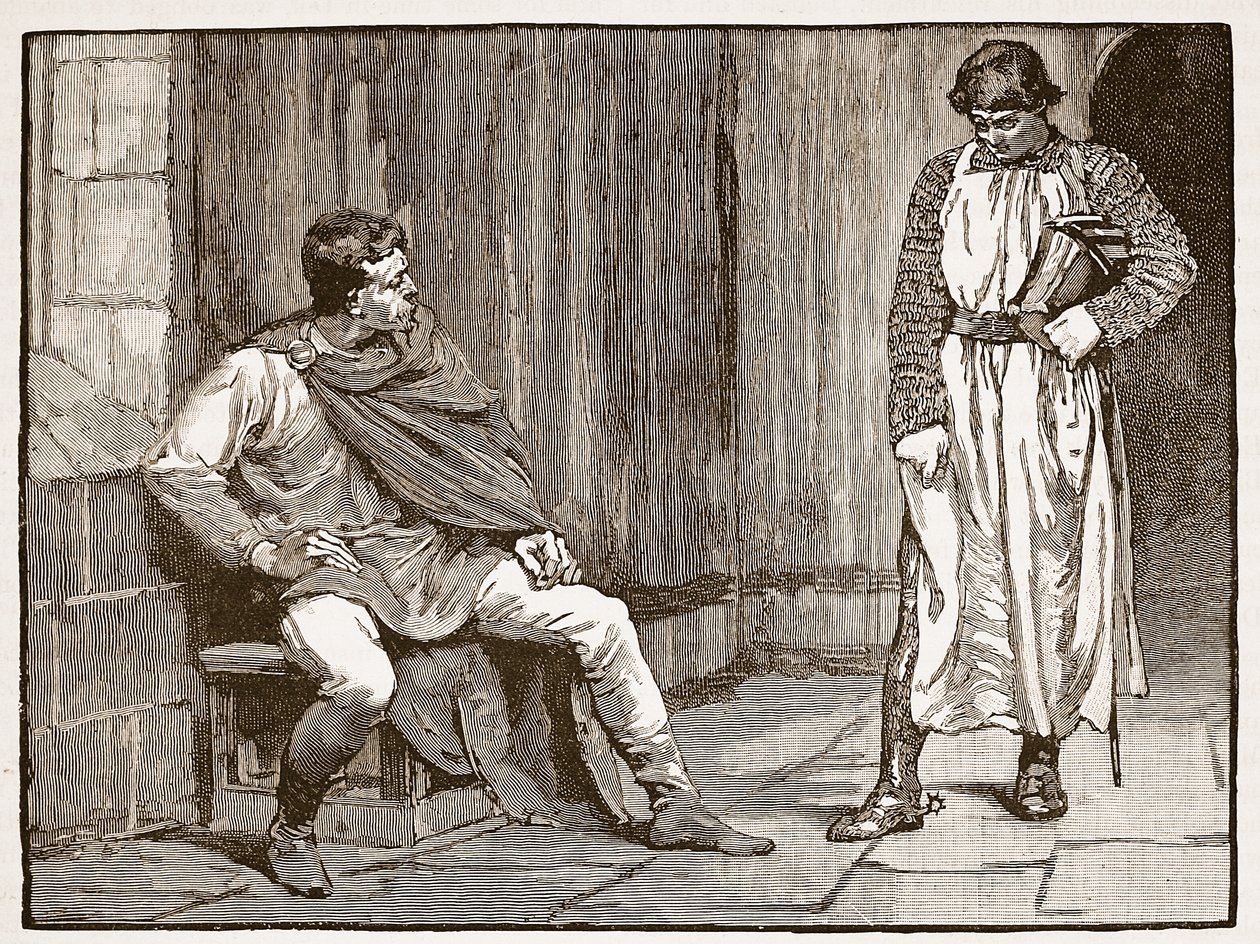 Waltheof confession, illustration fra Cassell