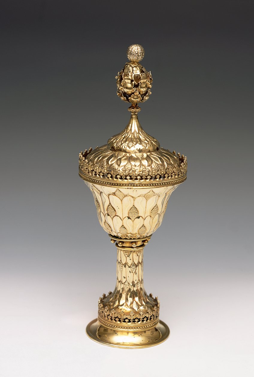 Wardens Grace Cup, c.1480 (forgyldt sølv) (se også 239872) af English School